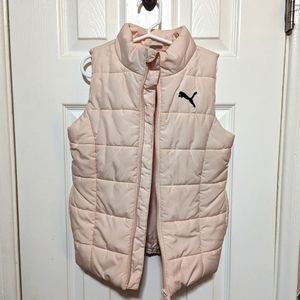 Girls Puma puffy vest
